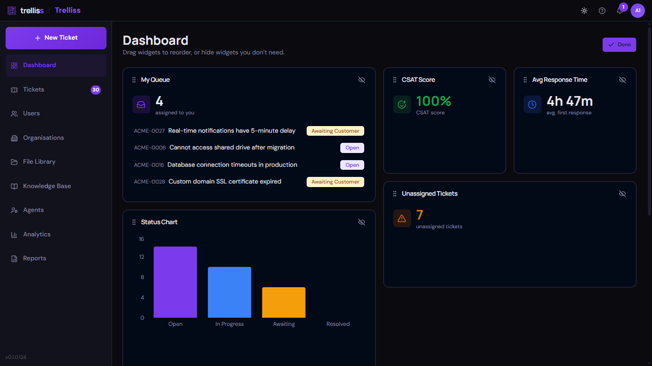 Agent Dashboard